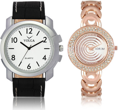 Volga VL12LR202 New Exclusive Collection Leather-Metal Diamond Studed Strap-Belt Mens Watches Best Offer Combo Watch - For Boys
Volga VL12LR202 New Exclusive Collection Leather-Metal Diamond Studed Strap-Belt Mens Watches Best Offer Combo Watch - For Boys