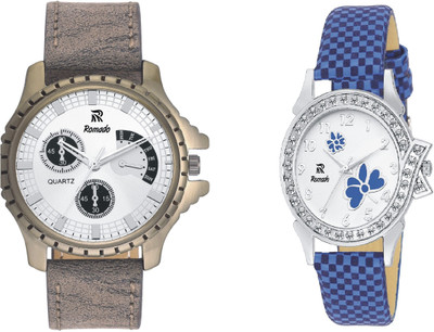 ROMADO ANT-01- FL-BUCOMBO OF STYLE AND ELEGANCE Watch - For Couple