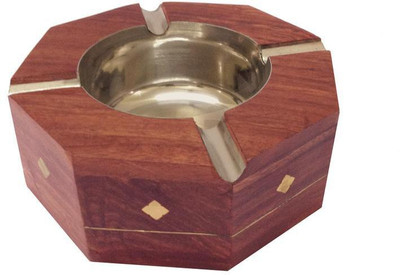 Craft Art India Handcrafted Decorative Wooden Table Top for Cigarette / Cigar etc. Brown Wooden Ashtray(Pack of 1)
Craft Art India Handcrafted Decorative Wooden Table Top for Cigarette / Cigar etc. Brown Wooden Ashtray(Pack of 1)