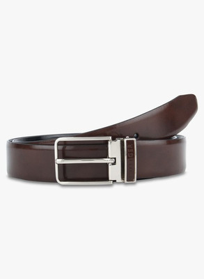 Tommy Hilfiger Men Formal Black Genuine Leather Belt