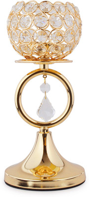 Jewel Fuel Pillar Candle Stand Showpiece (10 Inch ) Crystal Tealight Holder(Gold, Pack of 1)
Jewel Fuel Pillar Candle Stand Showpiece (10 Inch ) Crystal Tealight Holder(Gold, Pack of 1)
