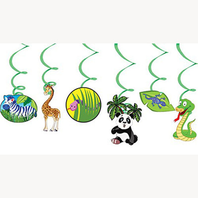 PARTY PROPZ Multicolor SWIRLS HANGING SET OF 6/JUNGLE BIRTHDAY PARTY DECORATION/JUNGLE PARTY SUPPLIES/JUNGLE PARTY ACCESSORIES - 6 g
PARTY PROPZ Multicolor SWIRLS HANGING SET OF 6/JUNGLE BIRTHDAY PARTY DECORATION/JUNGLE PARTY SUPPLIES/JUNGLE PARTY ACCESSORIES - 6 g