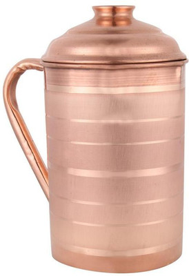 Craft Art India Copper Pitcher Drink ware Utensils, Ayurvedic Treatment Healing Water Jug(1.5 L)
Craft Art India Copper Pitcher Drink ware Utensils, Ayurvedic Treatment Healing Water Jug(1.5 L)