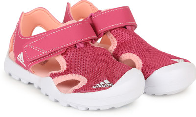 ADIDAS Boys & Girls Velcro Sneakers(Pink, Pnk