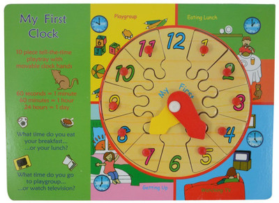 TALKING GANESHA Educational Learning Clock Puzzle For Kids made from Non-Toxic Eco Crafted Wooden Board (multicolor)(Multicolor)
TALKING GANESHA Educational Learning Clock Puzzle For Kids made from Non-Toxic Eco Crafted Wooden Board (multicolor)(Multicolor)