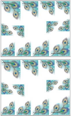 Jenna Manicure Water Transfer Nail Art Decals Stickers- Sapphire Series NR-1302(White)