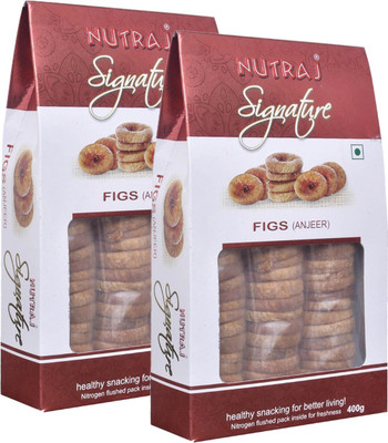 Nutraj Signature Figs 400G (Pack Of 2) - Vacuum Pack Figs(0 g, Vacuum Pack)
