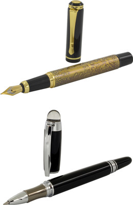 Talesara horse design Royal Collection Luxury 2 Pcs. Gift Set Roller Ball Pen and Fountain Pen(Pack of 2)
Talesara horse design Royal Collection Luxury 2 Pcs. Gift Set Roller Ball Pen and Fountain Pen(Pack of 2)
