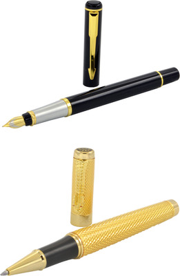 Talesara Golden Dragon Royal Collection Luxury 2 Pcs. Gift Set Roller Ball Pen and Fountain Pen(Pack of 2)
Talesara Golden Dragon Royal Collection Luxury 2 Pcs. Gift Set Roller Ball Pen and Fountain Pen(Pack of 2)
