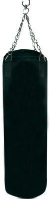 Byson Byson 36" Shine black punching bag Srf coated (syenthetic leather) with Chain Hanging Bag(Heavy, 44 kg)