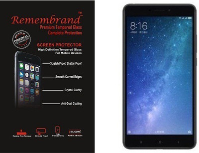 Remembrand Impossible Screen Guard for Mi Max, Transparent