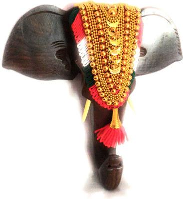 keralashopee ELEPHANT FACE (POORAM HEAD) IN ROSEWOOD - WALL HANGING (NETTIPATTAM) / COAT HANGeR Decorative Showpiece - 25 cm(Wooden, Brown)
keralashopee ELEPHANT FACE (POORAM HEAD) IN ROSEWOOD - WALL HANGING (NETTIPATTAM) / COAT HANGeR Decorative Showpiece - 25 cm(Wooden, Brown)