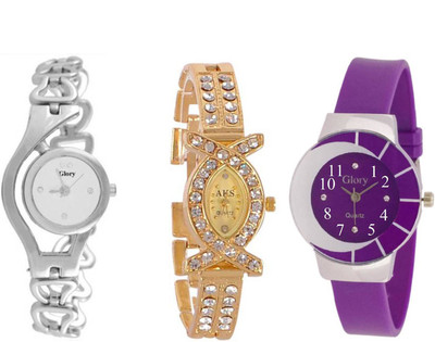 Keepkart GLORY Silver Chain Aks Golden And PU Strap New Fresh Arrival Stylish Combo WATCHES For Woman And Girls KK010 Watch - For Women
Keepkart GLORY Silver Chain Aks Golden And PU Strap New Fresh Arrival Stylish Combo WATCHES For Woman And Girls KK010 Watch - For Women