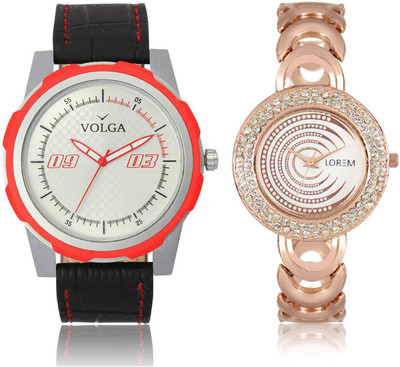 Volga VL42LR202 New Exclusive Collection Leather-Metal Diamond Studed Watch - For Boys
Volga VL42LR202 New Exclusive Collection Leather-Metal Diamond Studed Watch - For Boys