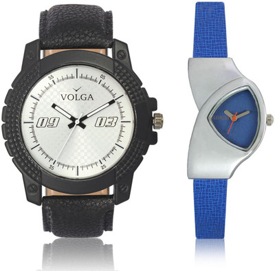 Volga VL38LR208 New Exclusive Collection Leather Strap-Belt Mens Watches Best Offer Combo Watch - For Boys