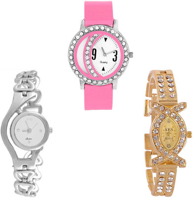 Keepkart GLORY Silver Chain Aks Golden And PU Strap New Fresh Arrival Stylish Combo WATCHES For Woman And Girls KK049 Watch - For Girls
Keepkart GLORY Silver Chain Aks Golden And PU Strap New Fresh Arrival Stylish Combo WATCHES For Woman And Girls KK049 Watch - For Girls