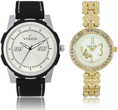 Volga VL40LR203 New Exclusive Collection Leather-Metal Diamond Studed Watch - For Boys
Volga VL40LR203 New Exclusive Collection Leather-Metal Diamond Studed Watch - For Boys