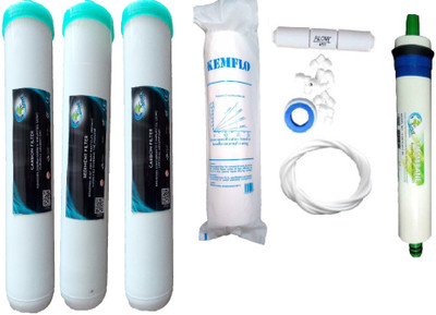 Earth Ro System 1 Year RO service Kit,Earth 80GPD membrane with Jacco Inline set Solid Filter Cartridge(0.001, Pack of 9)
Earth Ro System 1 Year RO service Kit,Earth 80GPD membrane with Jacco Inline set Solid Filter Cartridge(0.001, Pack of 9)