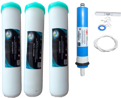 Earth Ro System 1 Year RO service Kit Filmtec DOW membrane with Jacco Inline set Solid Filter Cartridge(0.001, Pack of 8)
Earth Ro System 1 Year RO service Kit Filmtec DOW membrane with Jacco Inline set Solid Filter Cartridge(0.001, Pack of 8)