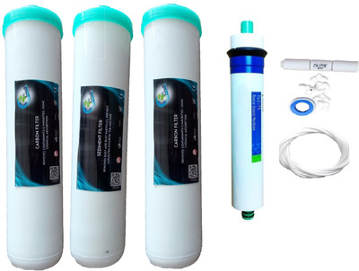 Earth Ro System 1 Year RO service Kit,TLC membrane with Jacco Inline set Solid Filter Cartridge(0.001, Pack of 8)
Earth Ro System 1 Year RO service Kit,TLC membrane with Jacco Inline set Solid Filter Cartridge(0.001, Pack of 8)