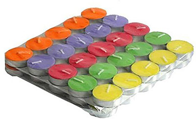 Gidwani International Multi purposes Tea Light Candles (Multi-Coloured, Set of 50) Candle(Red, Yellow, Green, Orange, Pack of 1), Green;orange;red;yellow
Gidwani International Multi purposes Tea Light Candles (Multi-Coloured, Set of 50) Candle(Red, Yellow, Green, Orange, Pack of 1), Green;orange;red;yellow