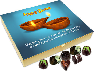 Chocholik Diwali Gift - May This Diwali Be The One That Helps You Earn Lots Of Respect Chocolate Box - 20pc Truffles(240 g)
Chocholik Diwali Gift - May This Diwali Be The One That Helps You Earn Lots Of Respect Chocolate Box - 20pc Truffles(240 g)