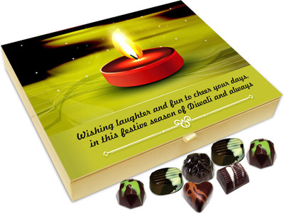 Chocholik Diwali Gift - Wishing You Laughter And Fun On The Festive Season Of Diwali Chocolate Box - 20pc Truffles(240 g)
Chocholik Diwali Gift - Wishing You Laughter And Fun On The Festive Season Of Diwali Chocolate Box - 20pc Truffles(240 g)