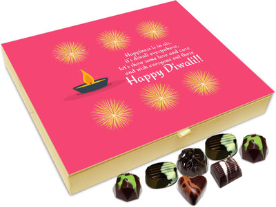Chocholik Diwali Gift Box - May The Happiness Of Diwali Lasts Forever Chocolate Box - 20pc Truffles(240 g)
Chocholik Diwali Gift Box - May The Happiness Of Diwali Lasts Forever Chocolate Box - 20pc Truffles(240 g)