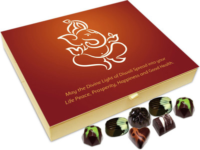 Chocholik Diwali Gift - May The Divine Light Of Deepawali Spread Peace Chocolate Box - 20pc Truffles(240 g)
Chocholik Diwali Gift - May The Divine Light Of Deepawali Spread Peace Chocolate Box - 20pc Truffles(240 g)