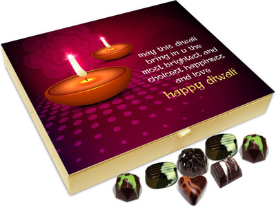 Chocholik Diwali Gift Box - May This Diwali Brings Lots Of Success And Prosperity Chocolate Box - 20pc Truffles(240 g)
Chocholik Diwali Gift Box - May This Diwali Brings Lots Of Success And Prosperity Chocolate Box - 20pc Truffles(240 g)