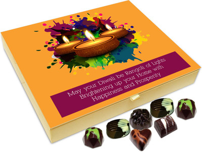 Chocholik Diwali Gift Box - May Diwali Brightens Up Your Home Chocolate Box - 20pc Truffles(240 g)
Chocholik Diwali Gift Box - May Diwali Brightens Up Your Home Chocolate Box - 20pc Truffles(240 g)