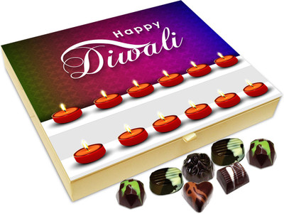 Chocholik Diwali Gift - Happy Diwali To All My Near And Dear Chocolate Box - 20pc Truffles(240 g)
Chocholik Diwali Gift - Happy Diwali To All My Near And Dear Chocolate Box - 20pc Truffles(240 g)