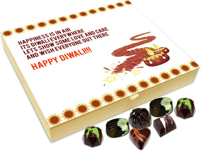 Chocholik Diwali Gift Box - Happy Diwali Enjoy It Responsibly Chocolate Box - 20pc Truffles(240 g)
Chocholik Diwali Gift Box - Happy Diwali Enjoy It Responsibly Chocolate Box - 20pc Truffles(240 g)