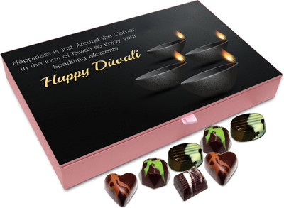 Chocholik Diwali Gift - Enjoy The Sparkling Moments Of Diwali Chocolate Box - 12pc Truffles(144 g)
Chocholik Diwali Gift - Enjoy The Sparkling Moments Of Diwali Chocolate Box - 12pc Truffles(144 g)