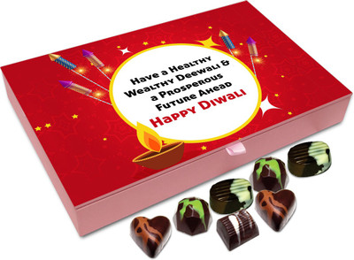Chocholik Diwali Gift Box - Shoot A Rocket Of Happiness Happy Diwali Chocolate Box - 12pc Truffles(144 g)
Chocholik Diwali Gift Box - Shoot A Rocket Of Happiness Happy Diwali Chocolate Box - 12pc Truffles(144 g)