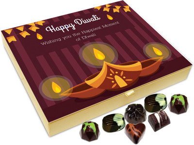 Chocholik Diwali Gift - Wishing You Happiest Moments Of Diwali Chocolate Box - 20pc Truffles(240 g)
Chocholik Diwali Gift - Wishing You Happiest Moments Of Diwali Chocolate Box - 20pc Truffles(240 g)