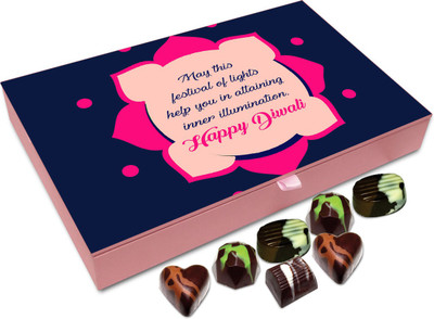 Chocholik Diwali Gift - May This Diwali Enlighten Your Life Chocolate Box - 12pc Truffles(144 g)
Chocholik Diwali Gift - May This Diwali Enlighten Your Life Chocolate Box - 12pc Truffles(144 g)