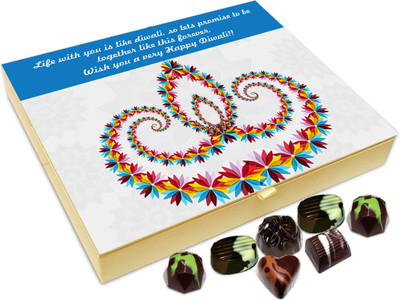 Chocholik Diwali Gift Box - Life With You Is Amazing Just Like Problem Chocolate Box - 20pc Truffles(240 g)
Chocholik Diwali Gift Box - Life With You Is Amazing Just Like Problem Chocolate Box - 20pc Truffles(240 g)
