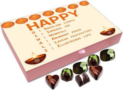 Chocholik Diwali Gift Box - Have A Dazzling Diwali Chocolate Box - 12pc Truffles(144 g)
Chocholik Diwali Gift Box - Have A Dazzling Diwali Chocolate Box - 12pc Truffles(144 g)