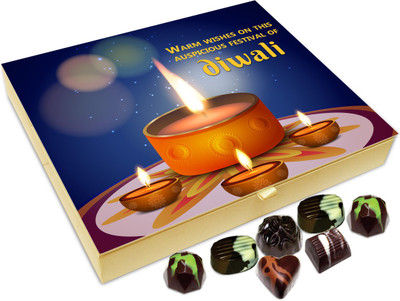 Chocholik Diwali Gift - Warm Wishes On The Auspicious Festival Of Deepawali Chocolate Box - 20pc Truffles(240 g)
Chocholik Diwali Gift - Warm Wishes On The Auspicious Festival Of Deepawali Chocolate Box - 20pc Truffles(240 g)