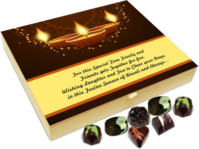 Chocholik Diwali Gift - Wishing You Laughter And Fun On Special Occasion Of Diwali Chocolate Box - 20pc Truffles(240 g)
Chocholik Diwali Gift - Wishing You Laughter And Fun On Special Occasion Of Diwali Chocolate Box - 20pc Truffles(240 g)