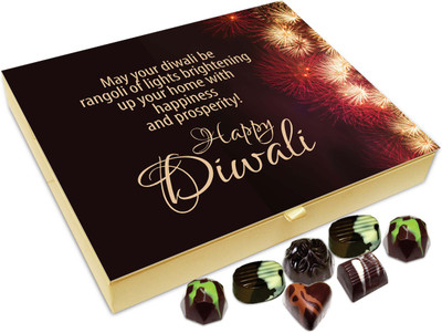 Chocholik Diwali Gift Box - May This Diwali Brings Bright Future Chocolate Box - 20pc Truffles(240 g)
Chocholik Diwali Gift Box - May This Diwali Brings Bright Future Chocolate Box - 20pc Truffles(240 g)
