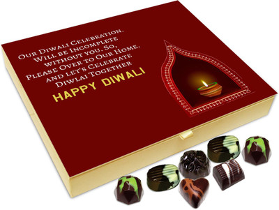 Chocholik Diwali Gift Box - Diwali celebration Is Incomplete Without You Chocolate Box - 20pc Truffles(240 g)
Chocholik Diwali Gift Box - Diwali celebration Is Incomplete Without You Chocolate Box - 20pc Truffles(240 g)