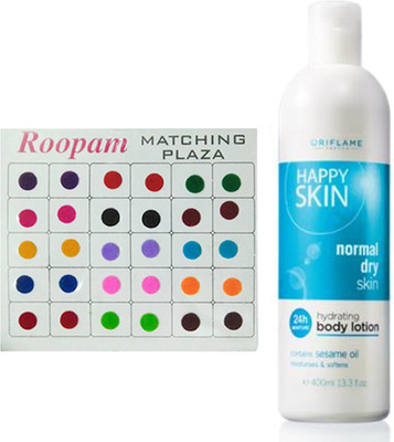 Oriflame Sweden Bindi with Happy Skin Hydrating Body Lotion Normal Dry Skin(400ml)(Set of 2)
Oriflame Sweden Bindi with Happy Skin Hydrating Body Lotion Normal Dry Skin(400ml)(Set of 2)