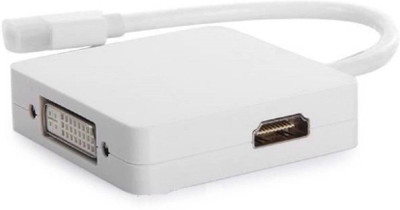 Oxza 3 in 1 Thunderbolt Mini DisplayPort to HDMI / DVI / DP HDMI Cable(Compatible with Mobile, Laptop, Tablet, Mp3, Gaming Device, White)
Oxza 3 in 1 Thunderbolt Mini DisplayPort to HDMI / DVI / DP HDMI Cable(Compatible with Mobile, Laptop, Tablet, Mp3, Gaming Device, White)