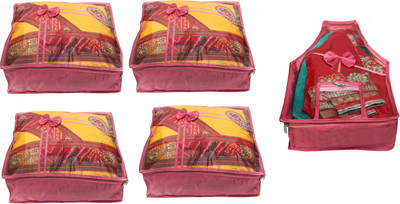 Zadmus Designer Premium Satin Saree & Blouse Cover Capacity - 6-8 Pcs- Combo Pack Of 4 Saree Cover and 1 Blouse Cover scov19_pi X 4 + scov23_pi(Pink)
Zadmus Designer Premium Satin Saree & Blouse Cover Capacity - 6-8 Pcs- Combo Pack Of 4 Saree Cover and 1 Blouse Cover scov19_pi X 4 + scov23_pi(Pink)
