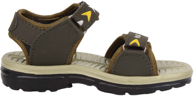 Ole Baby Boys & Girls Velcro Sports Sandals(Green