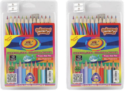 Parteet New Multicolour Pencils with sharpner for Kids (Combo Pack of 2Pcs) Pencil(Set of 1, Multicolor)
Parteet New Multicolour Pencils with sharpner for Kids (Combo Pack of 2Pcs) Pencil(Set of 1, Multicolor)