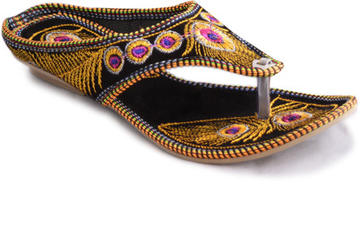 Myra Women Golden Flats