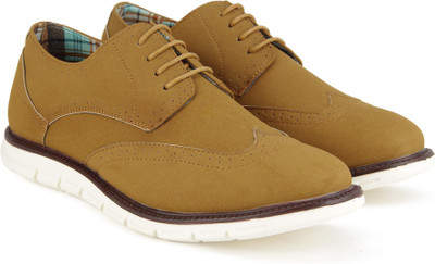 V Dot Van Heusen Casual Shoes For Men(Olive, Brown